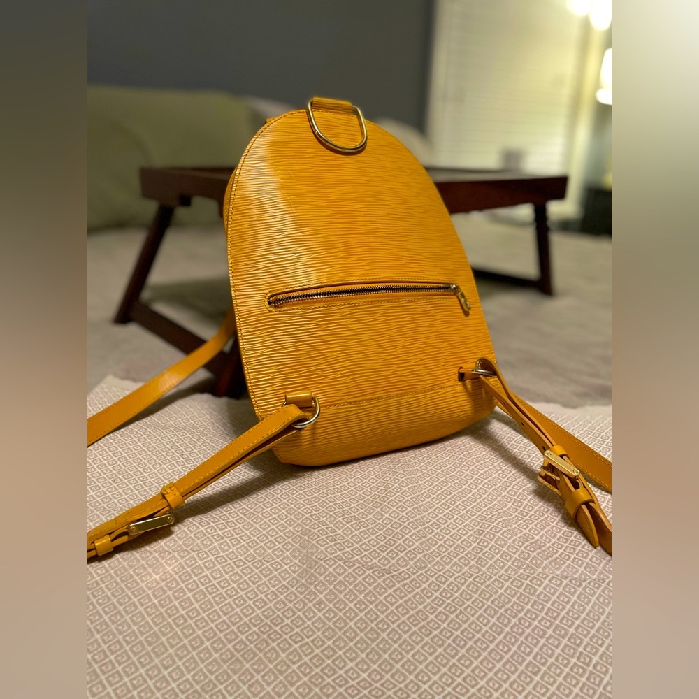 Louis Vuitton Yellow Backpack Purse